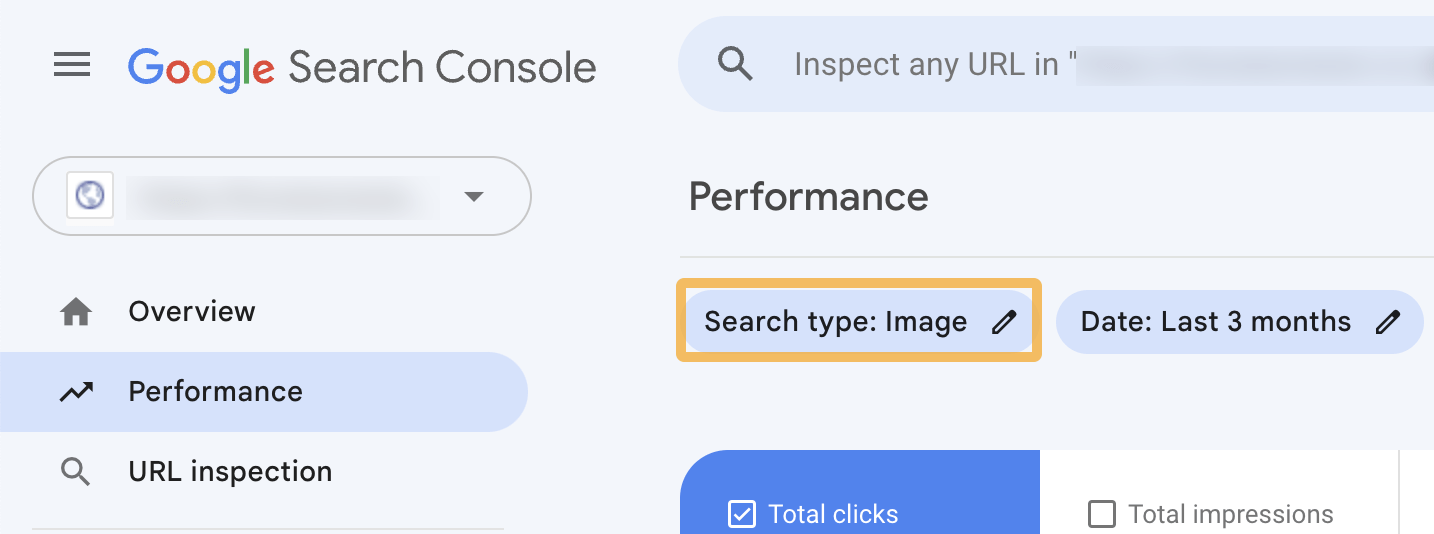 Suivi des performances des images, via Google Search Console