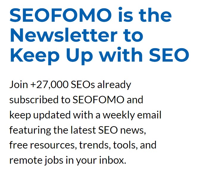 Example of an industry-specific newsletter