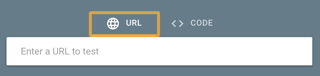 Selector de URL, mediante prueba de resultados enriquecidos