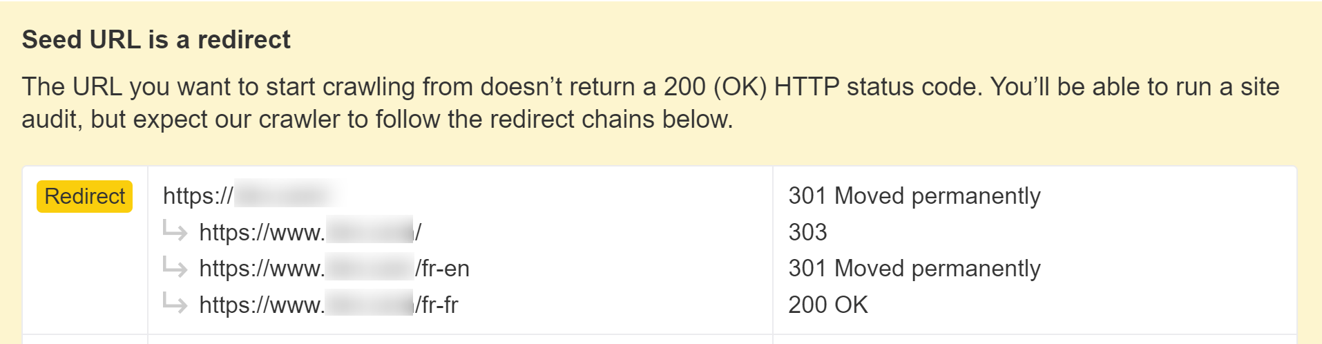 Checking if JavaScript site is being redirected