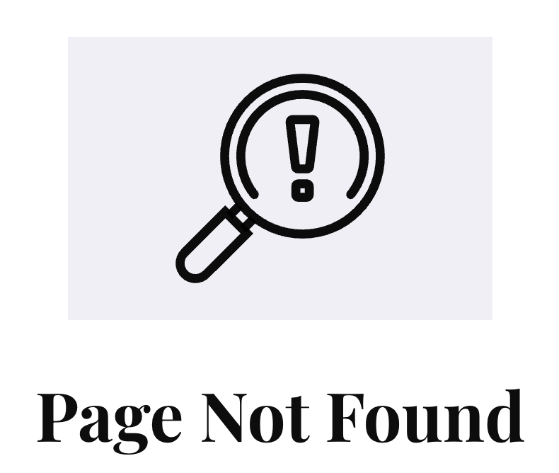 Une erreur montrant "Page non trouvée" sur une page