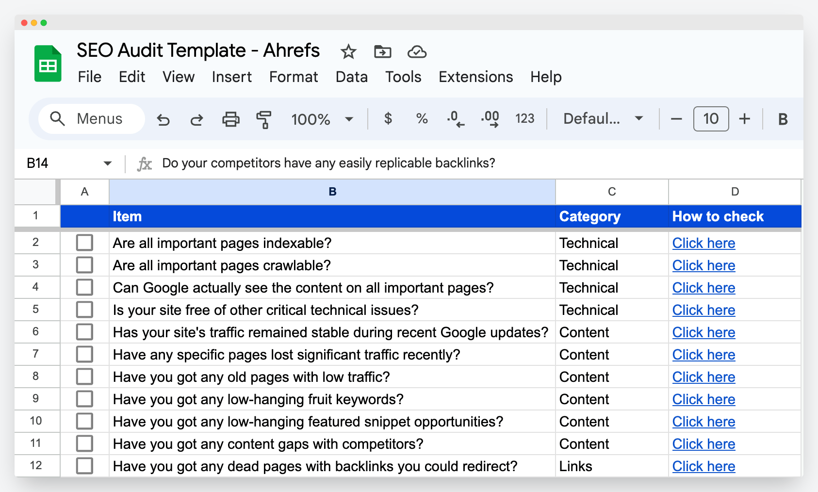 Free SEO Audit Template for 2023 Kreatifart Dijital Reklam Ajansı