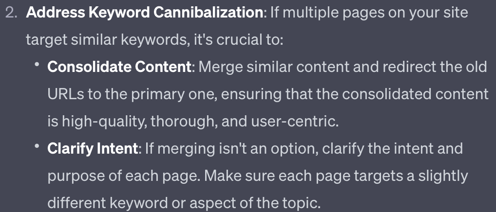 ChatGPT fornisce soluzioni a un problema di analisi di marketing.