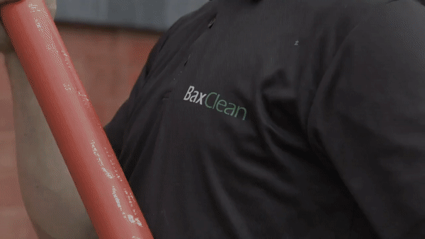 Gif of Bax Clean's video showcasing how they deliver window cleaning services.