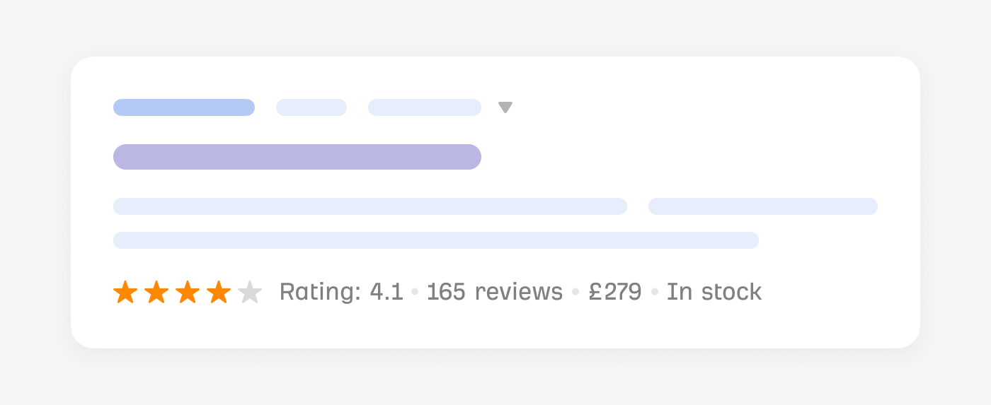 Illustration: pricing, rating and reviews