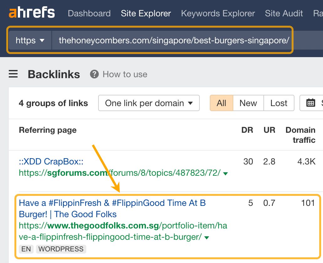 Keyword Backlinks