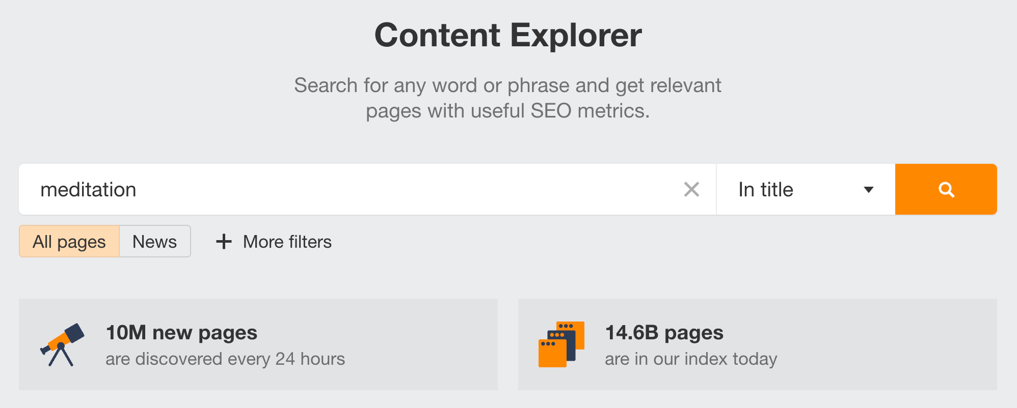 How to get content data in Ahrefs.