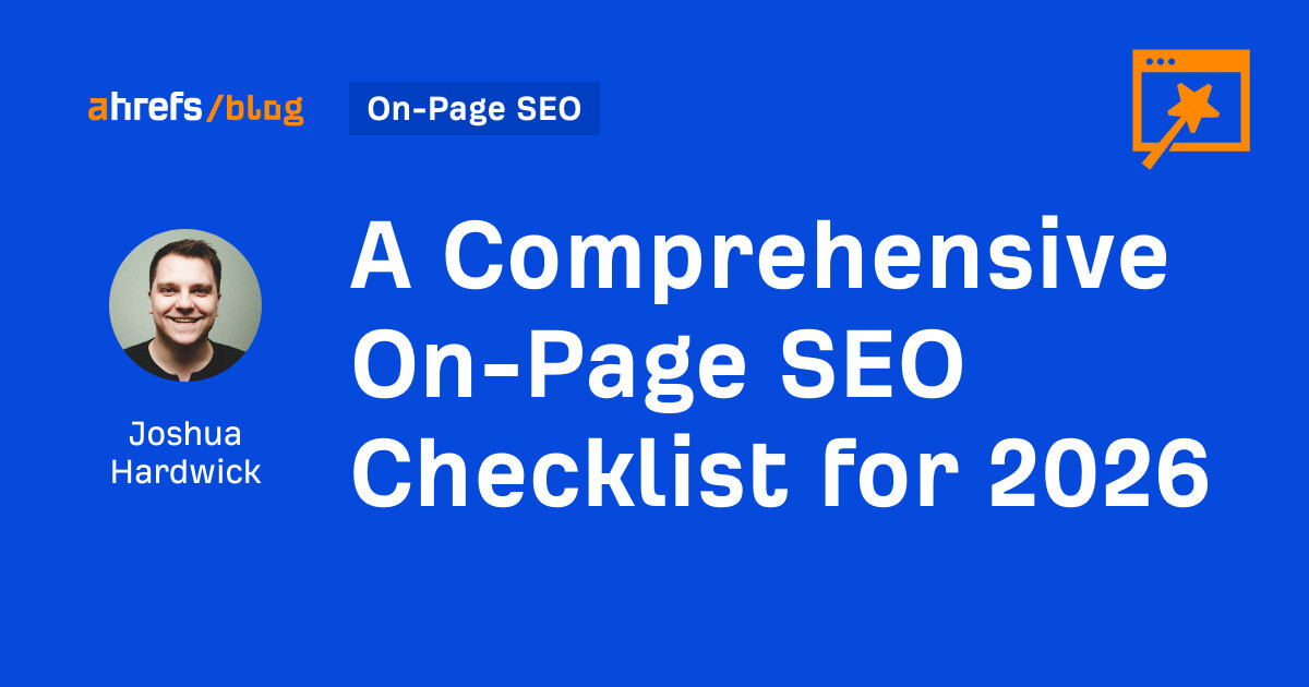 A Comprehensive On-Page SEO Checklist for 2026