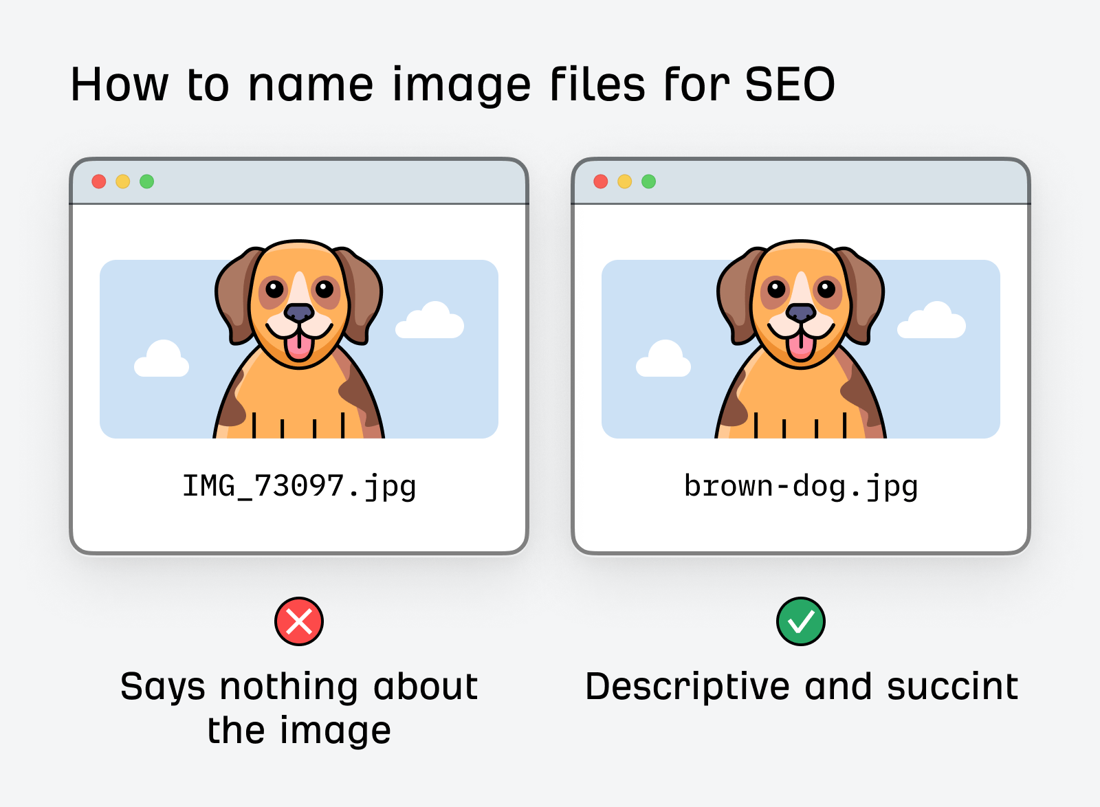 Как назвать файлы изображений для SEO