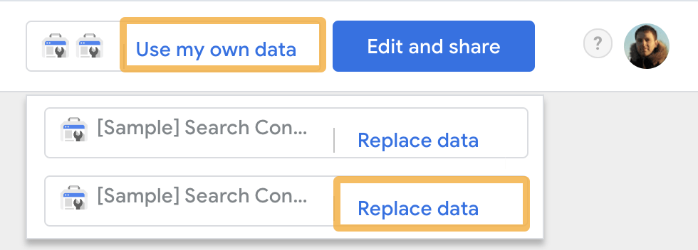 Use-my-own-data-search-console