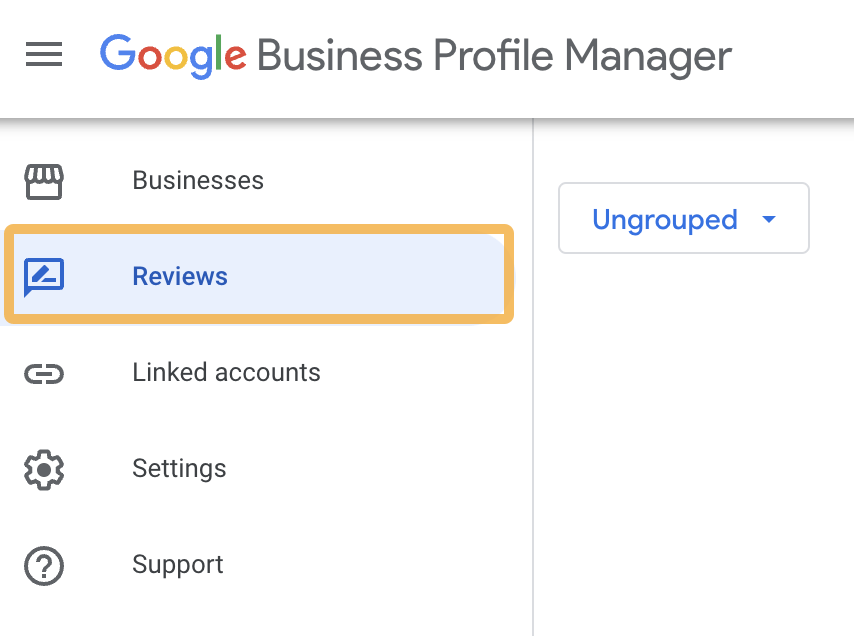 Google Business Profile Manager Screenshot