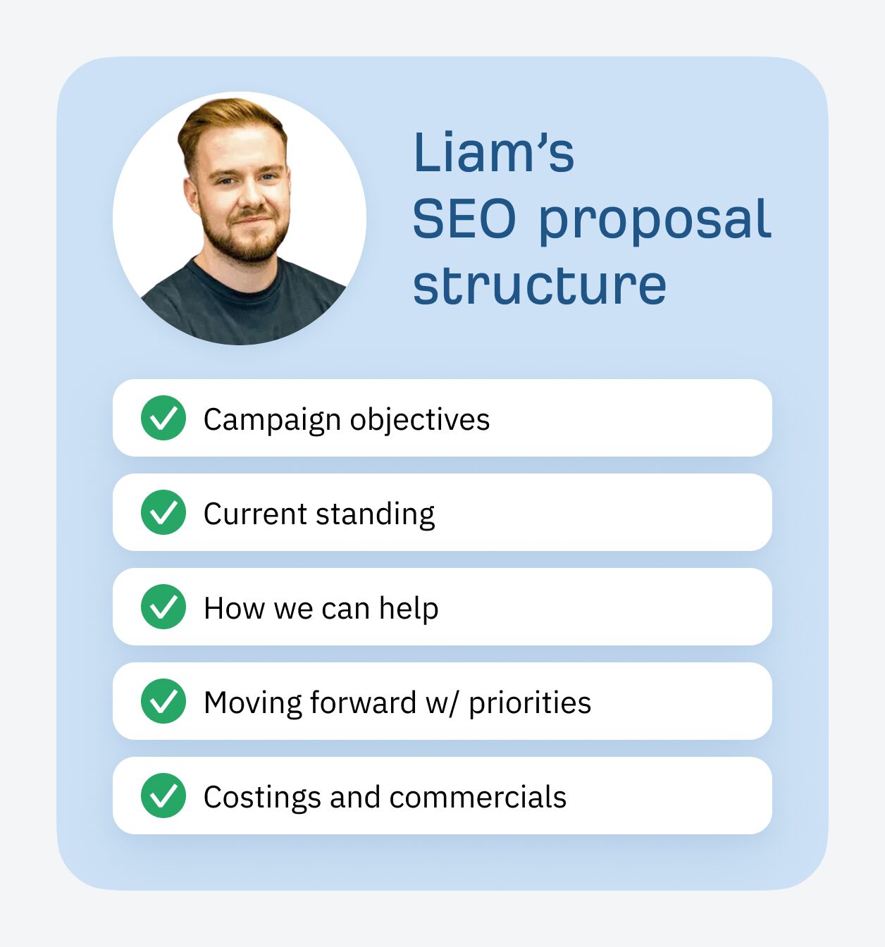 Liam's SEO Proposal Structure