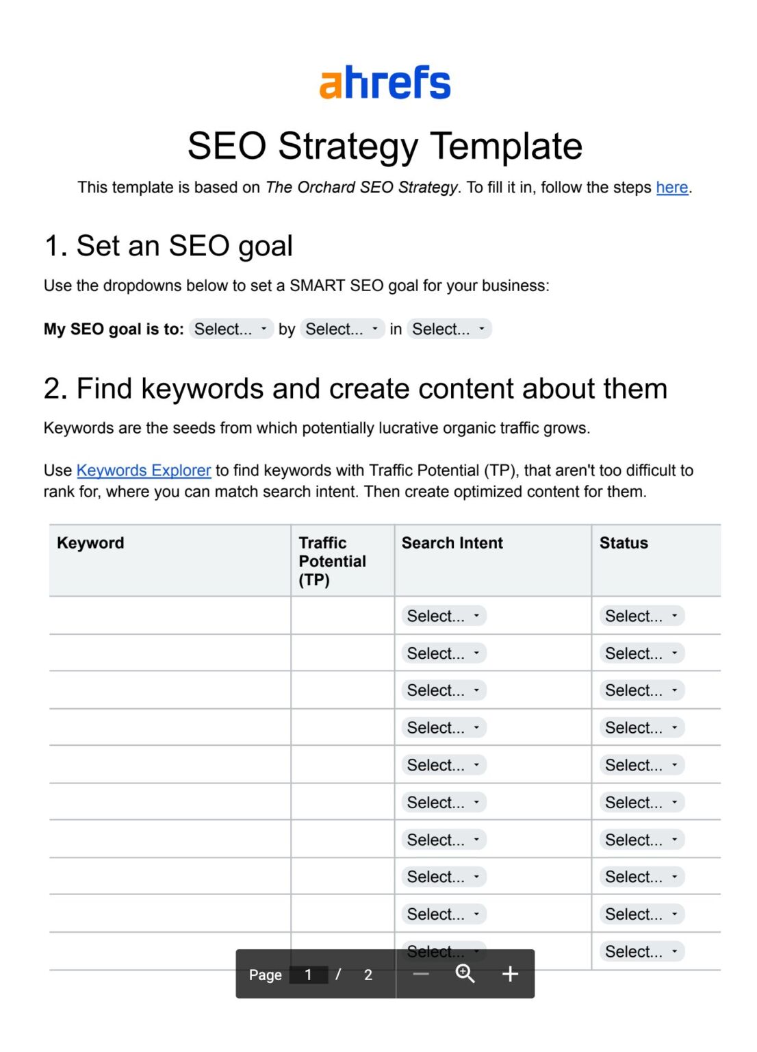Steal 21+ of Our Best SEO & Content Marketing Templates