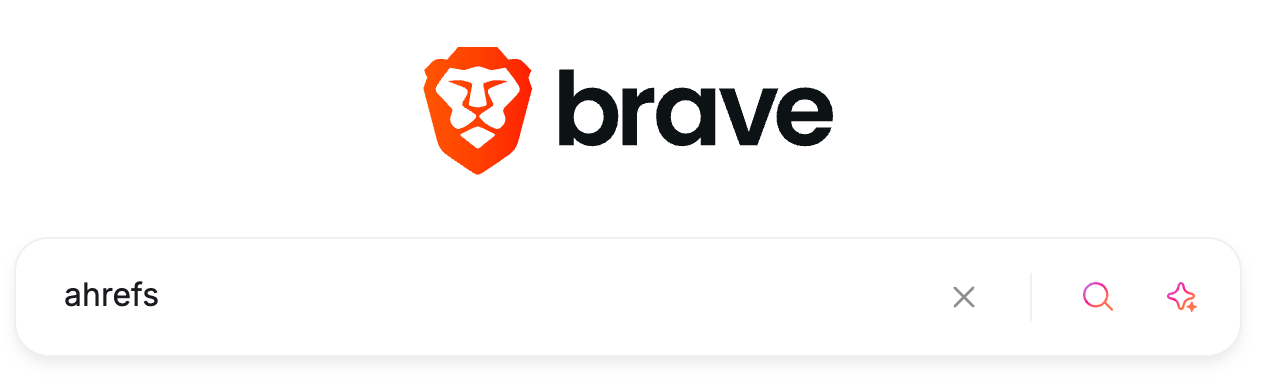 Brave search