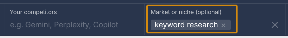 Using Ahrefs' Brand Radar to search for a specific topic.