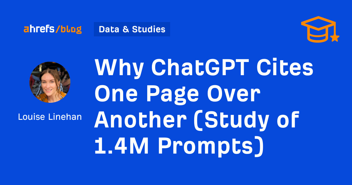 Why ChatGPT Cites One Page Over Another (Study of 1.4M Prompts)