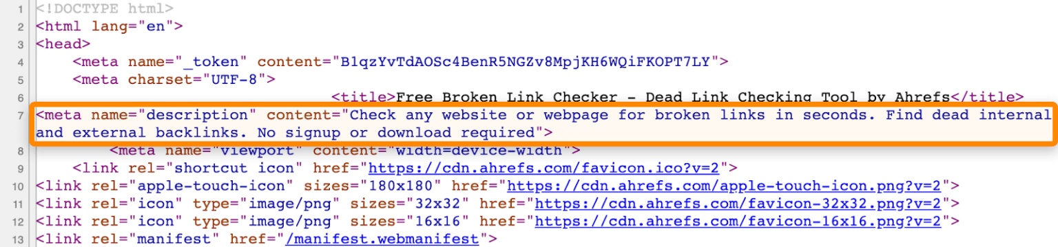 Meta Description Code Inspect How to Write the Perfect Meta Description